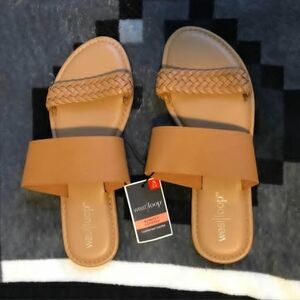 West Loop Women's Brown Slide Sandals